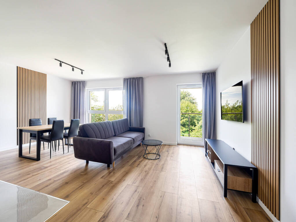 Nowoczesne 2 pokoje z miejscem parkingowym